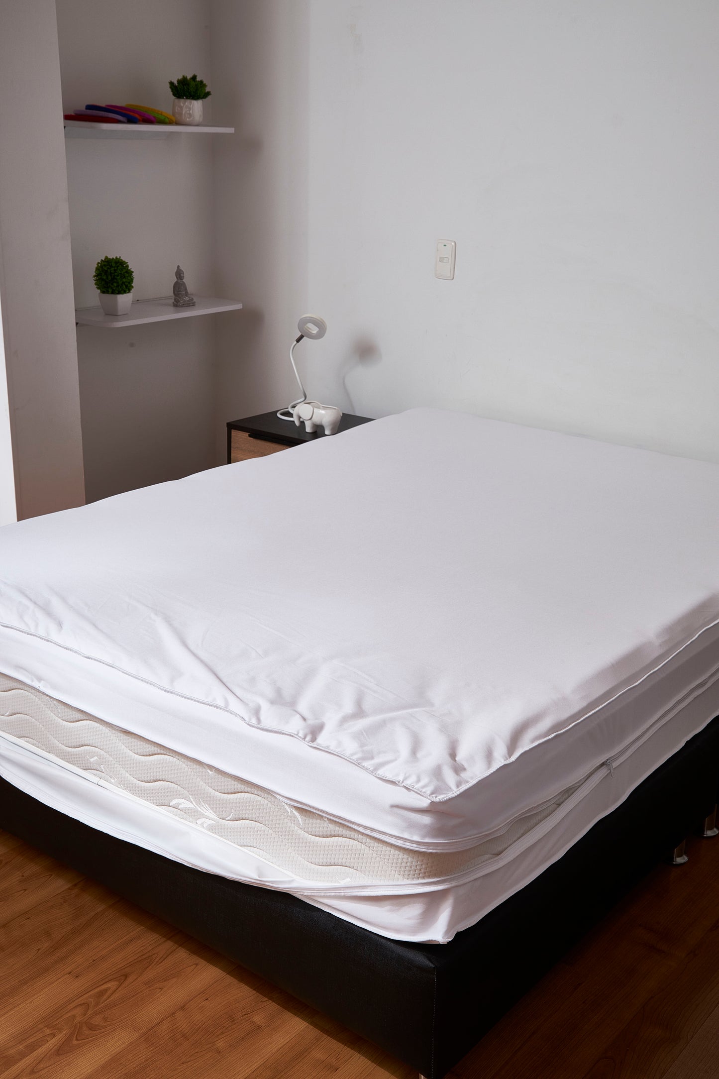 Protector para colchón antifluido con cierre